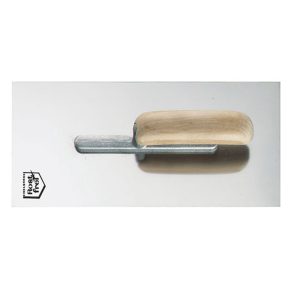 Frattone in acciaio inox con manico in legno cerato